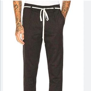 Represent co PIN STRIPE CROP pants